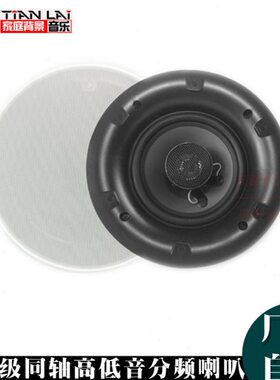网H5喇叭吸窄边TL喇叭 自罩2天花喇叭-高保真吸顶喇叭式天籁框