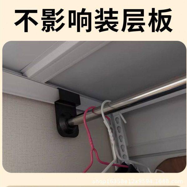 货架不锈钢置物架晾衣杆简易衣柜挂衣配件挂片横杆挂衣架衣架衣橱,收纳整理,衣叉,淘宝优惠券,粉丝福利购,淘宝优惠卷