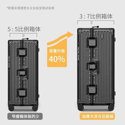 密码拉杆箱大容量行李箱皮箱男旅行新款28寸理想主义多功能女2024