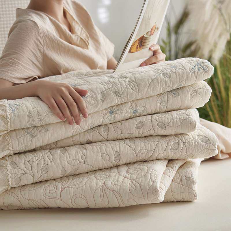 复古小花边双面纯棉床盖三件套夹棉绗缝全棉加厚床单防滑四季通用,鲜花速递/花卉仿真/绿植园艺,割草机/草坪机,淘宝优惠券,粉丝福利购,淘宝优惠卷