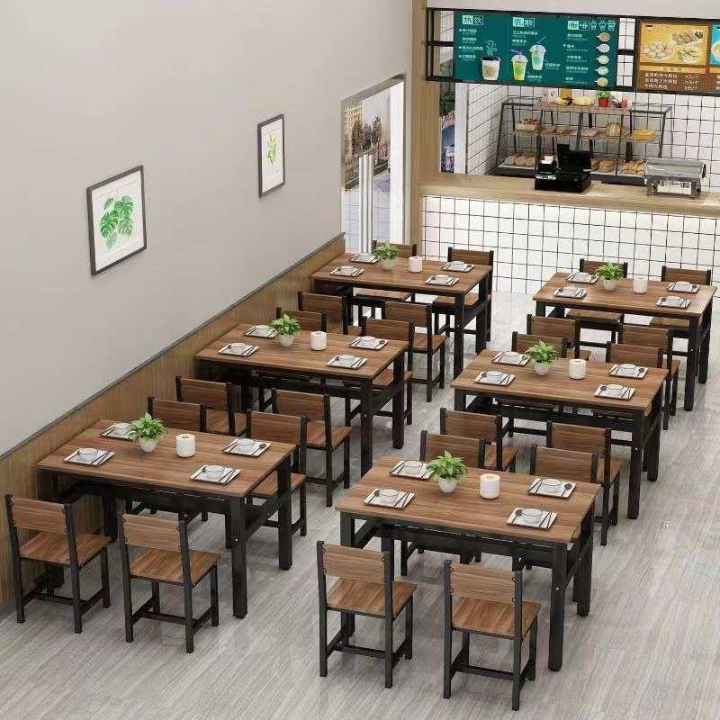 长方形饭店快餐桌椅4人6食堂早餐小吃店餐桌椅组合家用饭桌小户型,鲜花速递/花卉仿真/绿植园艺,割草机/草坪机,淘宝优惠券,粉丝福利购,淘宝优惠卷