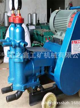 五折特卖UB-6双液活塞式灰浆泵 6立方双杠注浆机 到青岛港码头价