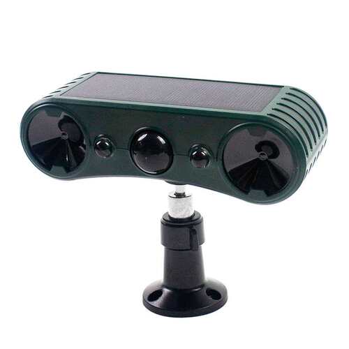 Multi-functional solar-powered ultrasonic animal Alarm