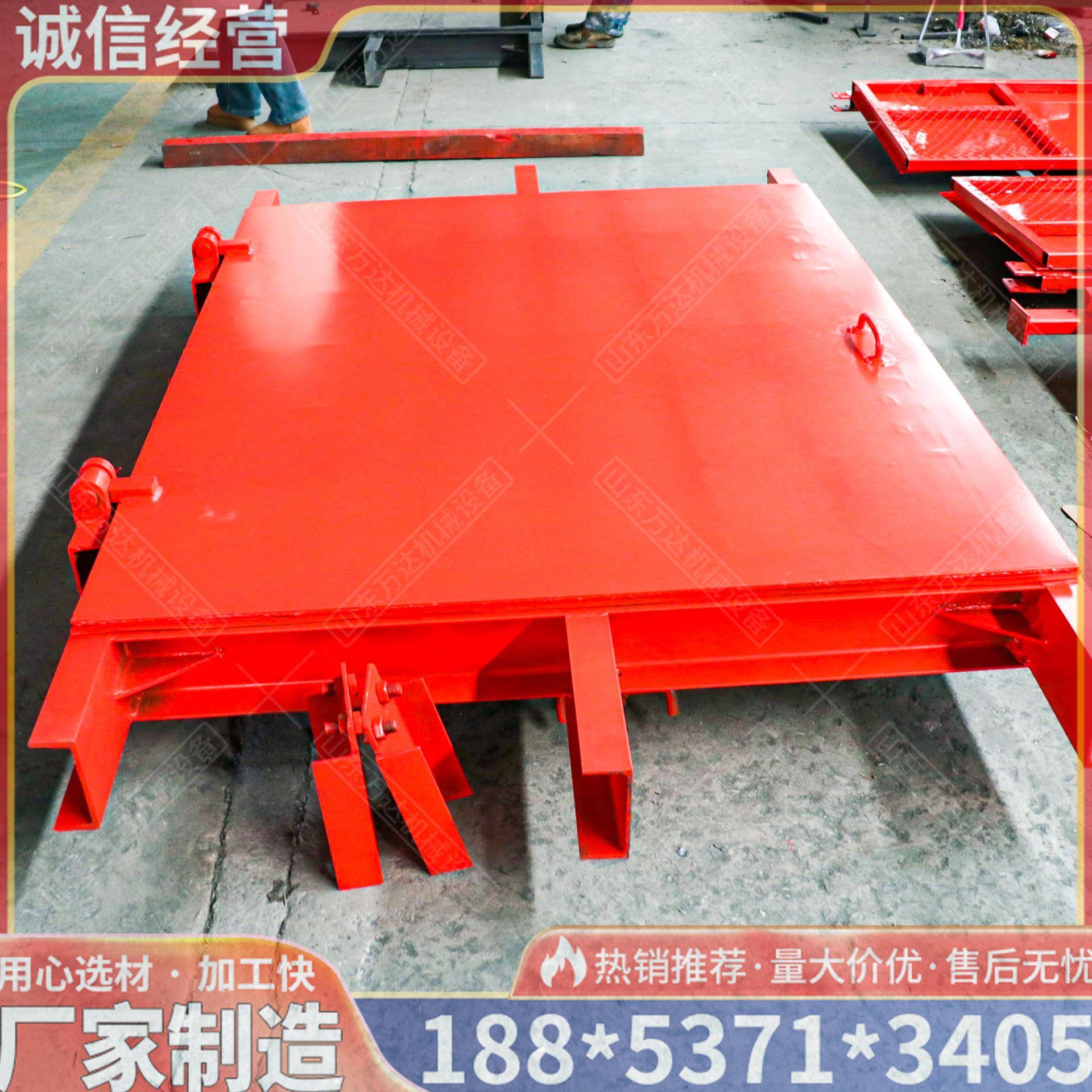 井下防水密闭门 MMB3.5*3米双开防水闸门矿用排水泵房楔形闭锁