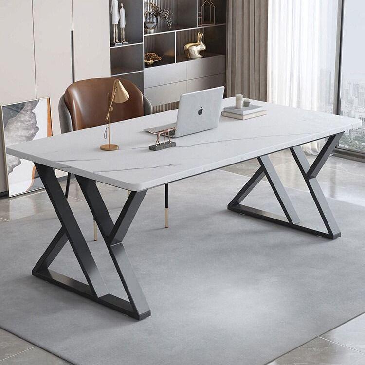 床边桌简易电竞桌台式电脑桌现代岩板书桌简约卧室家用学生写字桌