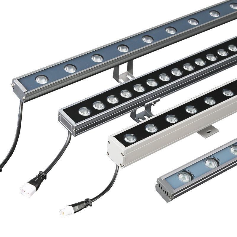 外墙门头洗墙灯户外防水婚庆背景广告七彩招牌室内射灯led线条灯