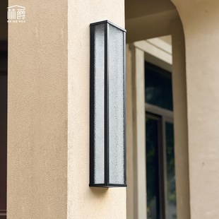 太阳能户外壁灯防水别墅大w门两侧柱子灯室外花园露台墙灯接电款