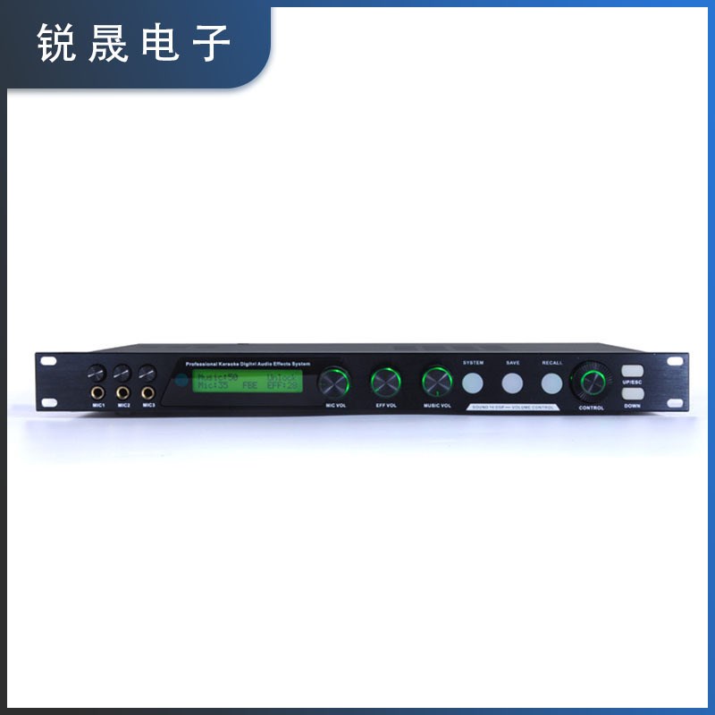 K16 全d数字式音频混响处理器 舞台/演出/会议KTV防啸叫前级效果