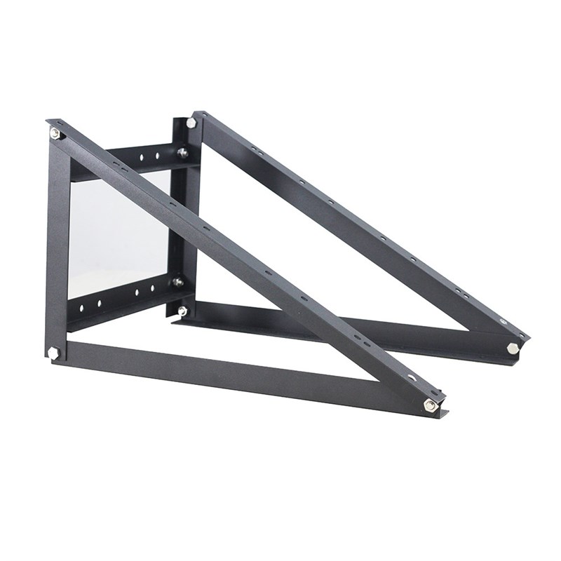 30度60度铝合金光伏组件安装支架50W10M0W太阳能板抱杆安装支架