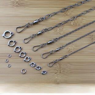 鸟家用品鹦鹉不锈钢脚环脚炼开口活环虎皮牡丹玄凤凯克灰灰鸟站架