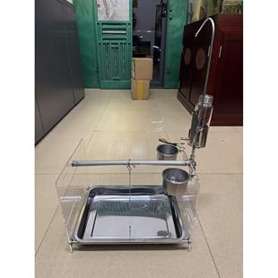 鹦鹉不锈钢鸟架玄凤站杠鸟笼带鹦鹉食盒桌面食碗中大型鹦鹉架子