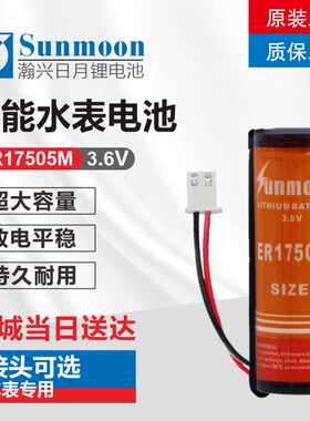 原装IC卡智能水表电池ER17505M替代EVE亿纬锂能3.6 V常德水表通用