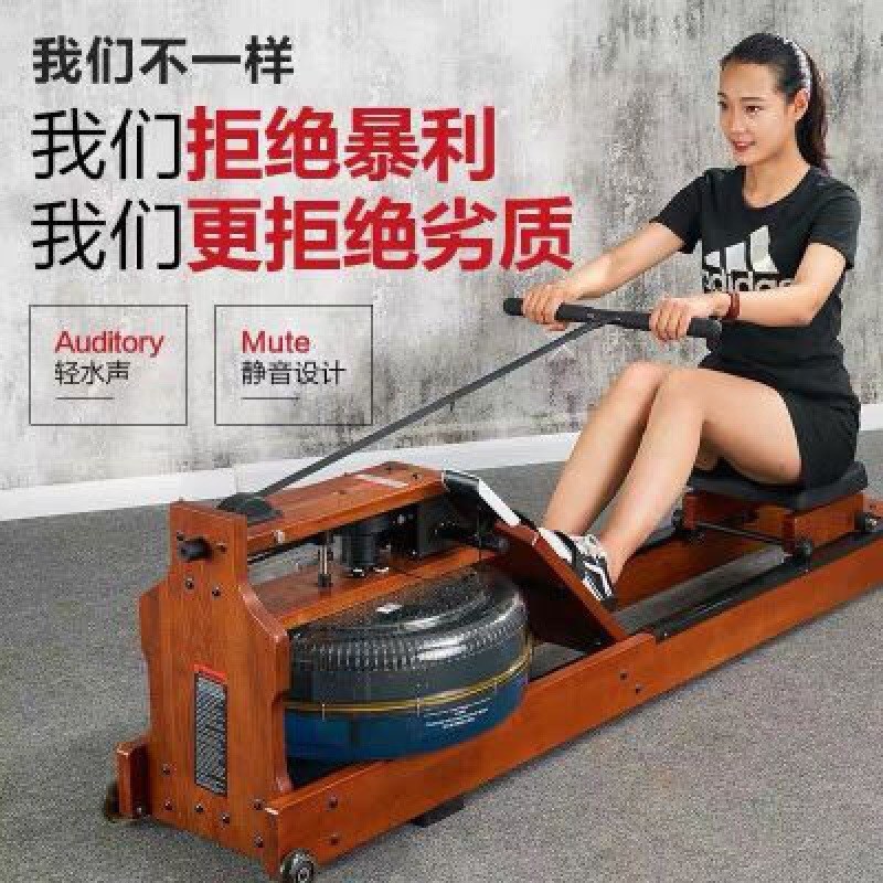 商用画船机水阻智能运动健身器材家J用静音健身房子多功能