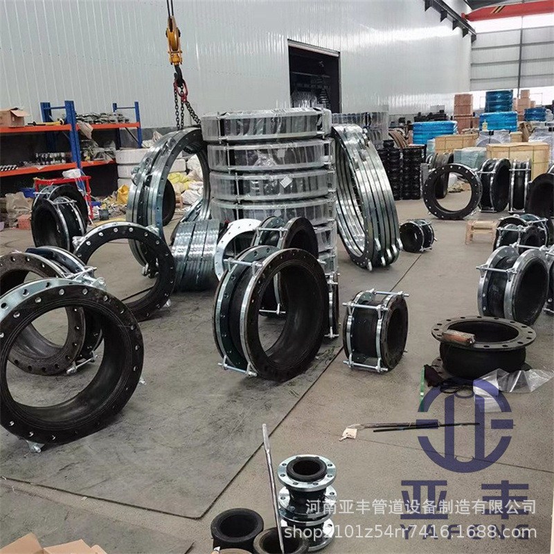 供应国标橡胶软连接耐高温橡胶软接头法兰橡T胶接头标准尺寸