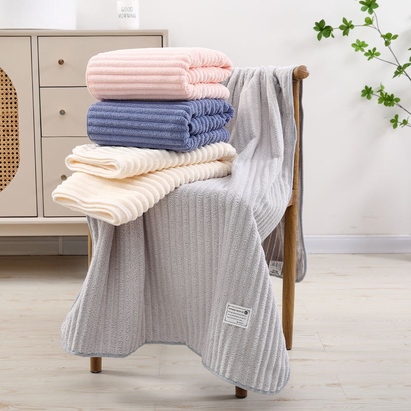 新款糖果浴巾毛j巾加厚珊瑚绒洗脸洗澡家用超吸水不易掉毛柔软吸