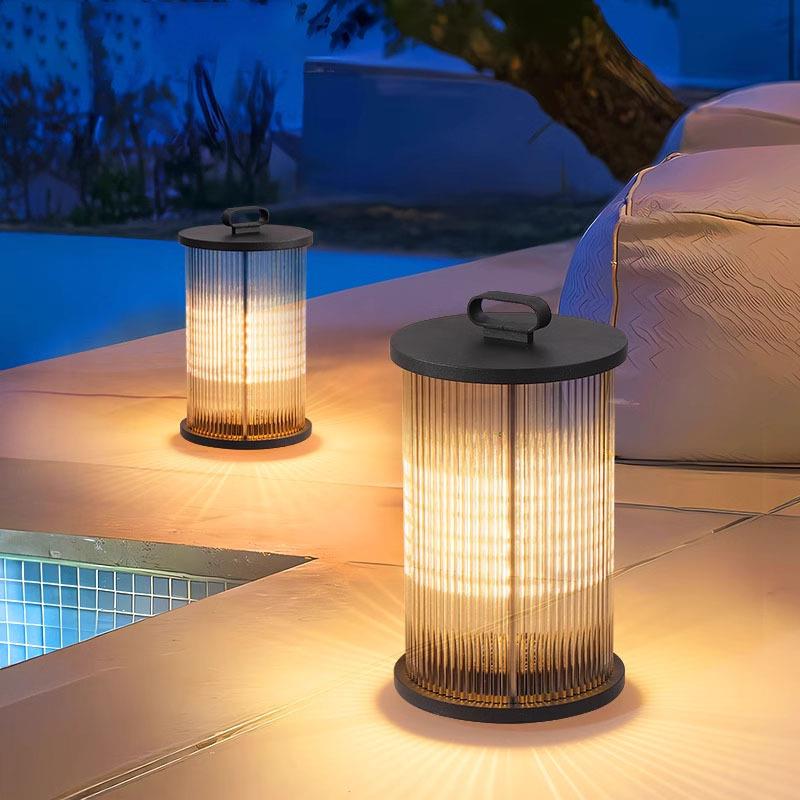 太阳能庭院灯草坪手提装饰户外阳台花园灯露台氛围院子别墅落地灯