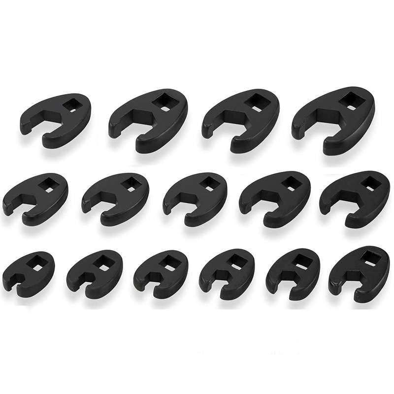 多功能油管扳手 扭力扳手 开口扳手头 U型接头 8-24mm 开口接头