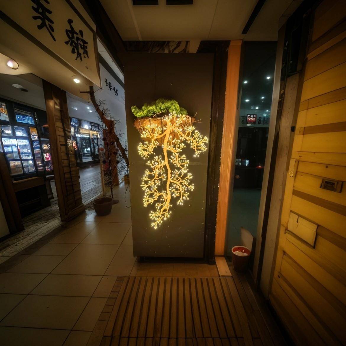 家居氛围装饰墙壁灯铜线暖白造景小摆件全套布景摆设灯现货