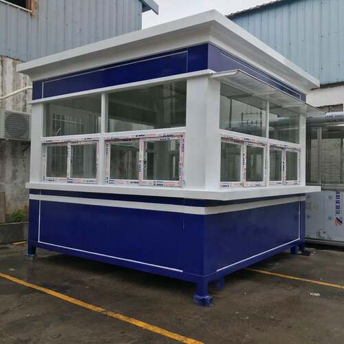 北京移动岗亭小区门卫室移动房警卫室保安休息室岗亭钢玻璃金属亭