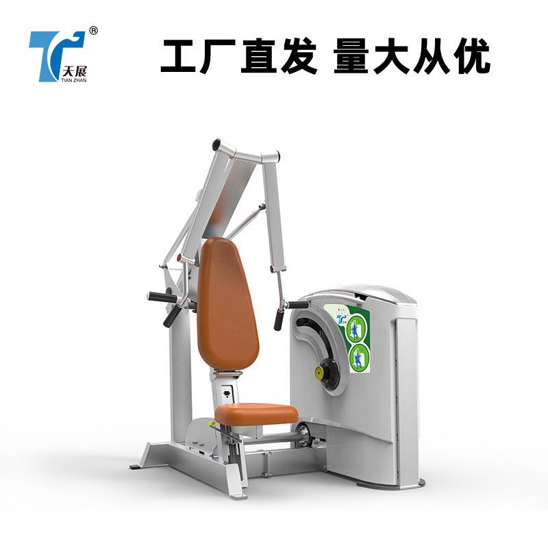 商用肩部推举训练器坐式推肩仰卧举肩力量健身器材坐式举肩训练器
