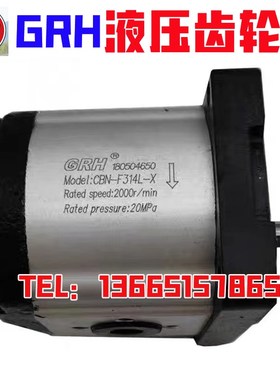 GRH液压齿轮泵CBN-G304 306 310 314 316 320 325 CBN-F314L-X
