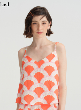 【设计师款】CYNTHIA&XIAO印花休闲度假风吊带背心modeland买手店