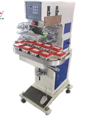 pad printe 160座地油盘大四色四推自动套印移印机 端厂家生产