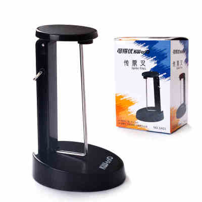 可得优传票叉菜单插单器单据收据收纳插单叉金属单插A钉座插纸钉