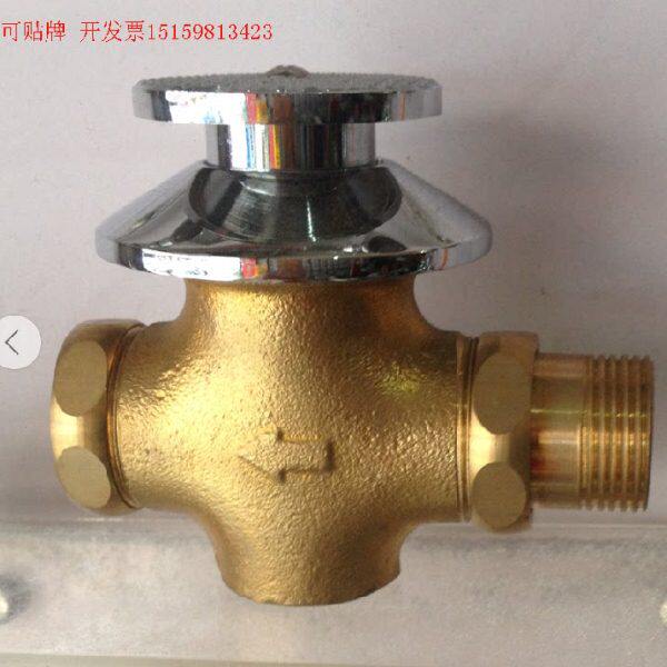 黄铜暗装脚踏冲洗阀脚踩暗装冲水器大小便阀蹲便池自闭延时冲水阀