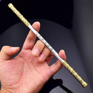 金箍棒纯铜如意金箍棒摆件定海神针齐天大圣孙悟空手里法器转笔用