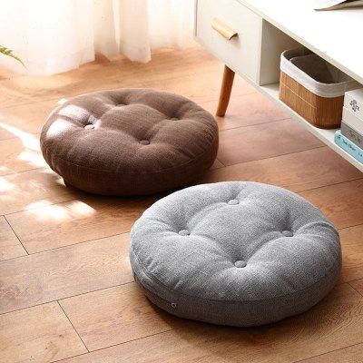 亚麻蒲团加厚圆形大号布艺地板打坐日式阳台飘窗榻榻米坐垫,居家布艺,蒲团,淘宝优惠券,粉丝福利购,淘宝优惠卷