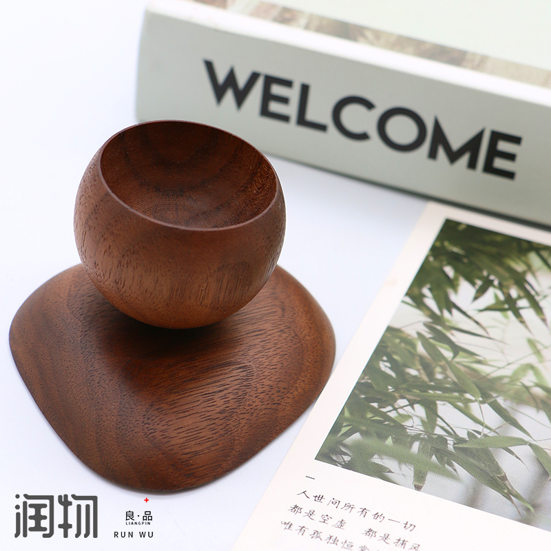 不倒翁扩香器木制精油扩香石卧A室内木扩香器摆件香氛香熏扩香石