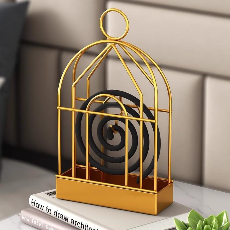 蚊香架子蚊香盒家用支架户外蚊香盘托盘带L盖安全挂式防火香灰手