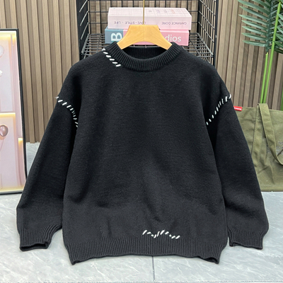 圆领针织衫男士秋冬季202