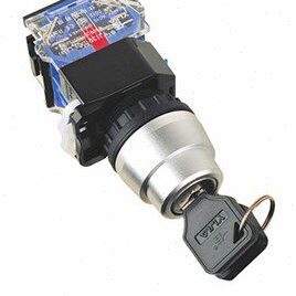 旋转佳选择自锁按钮钥匙3822mm三档一LA-开关电源120Y/位3