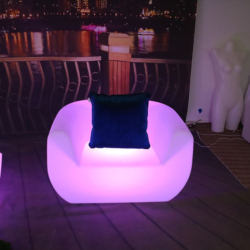 户外休闲发光沙发躺椅桌椅组合套餐网红阳台露P营草坪装饰钻石茶