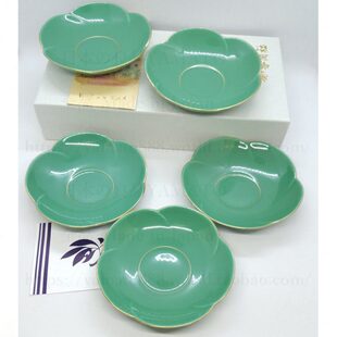 香籣社( 5形梅 杯垫 12cm绿兰社) 个 茶托香茶具