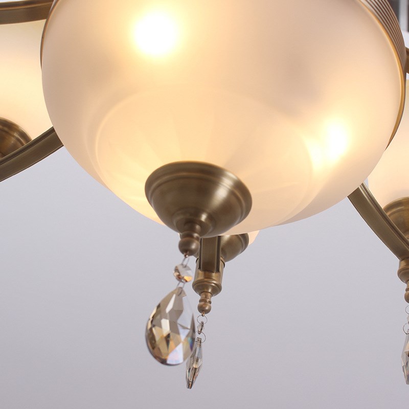 吊灯客厅灯轻奢大气北欧灯具现代F简约餐厅卧室布料灯具节能