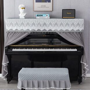钢琴罩全防尘罩高档钢琴凳罩琴盖布罩套罩电钢琴钢琴轻奢现代简约