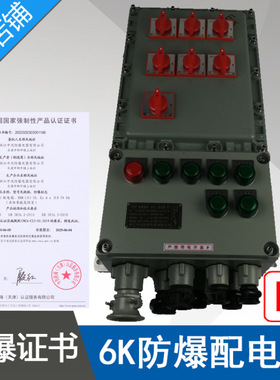 1进6出防爆照明动力配电箱BXMD51BXMD58-6K防爆配电箱ExdbebIIBT4