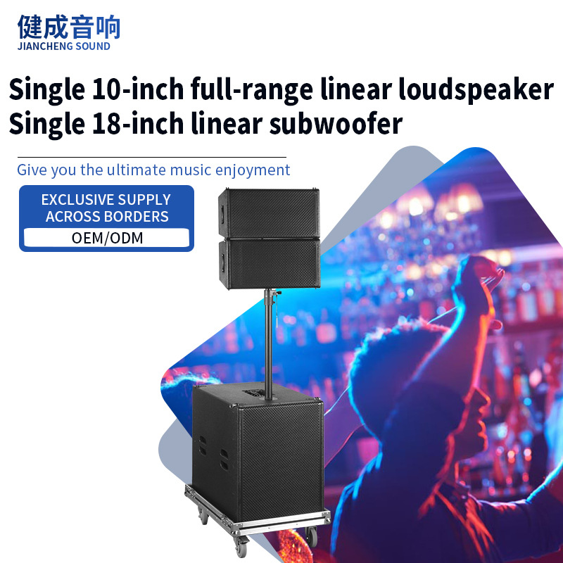 New Year's Day stage Single 10-inch active line array audio