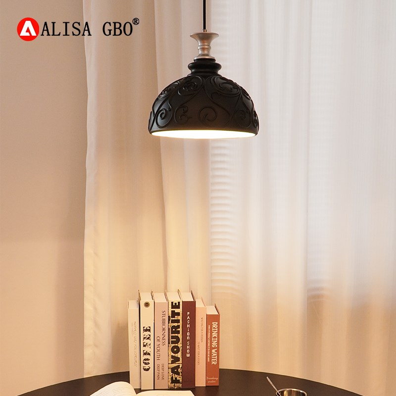 爱丽莎Vine赫本n法式复古餐厅吊灯创意个性吧台岛台餐桌中古小吊