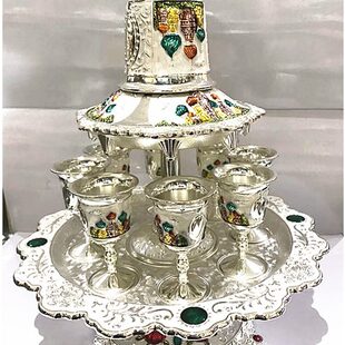 居家分酒器酒杯锡酒吧锡酒古俄罗斯分酒器制堡酒具银分流器欧式