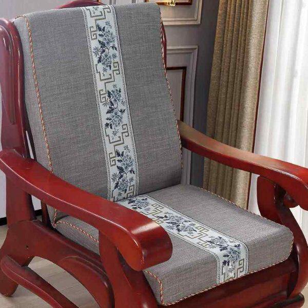 老式实木沙发坐垫单人红木椅子一体座垫靠垫春秋椅靠背硬海绵垫子