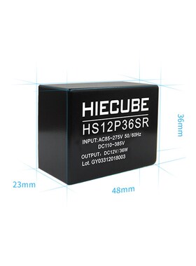 12V3A(9V15V24V)acdc电源模块220v转12v显示屏开关电源36W