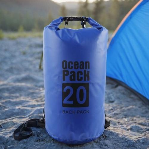 户外防水背包 单肩双肩防水桶背包 加厚款漂流袋  可以装水的袋子