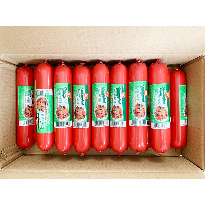 双汇精品爆炒香肠180g*20支整箱批发炒菜配餐即食大根火腿肠烧烤