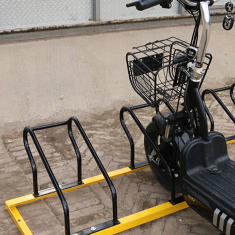 卡位式停车架地锁l广场户外公共场地圆笼型车辆展示架自行车停放