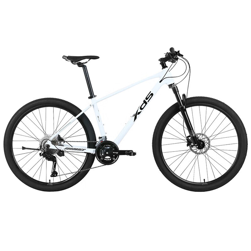 喜德盛山地自行车24款逐日700禧玛诺CUES 18速油压Y碟刹线控减震