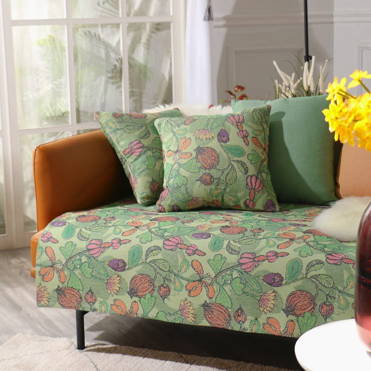 现代轻奢坐垫北欧简约欧式沙发垫四季通用防滑田园高档小清新奢华